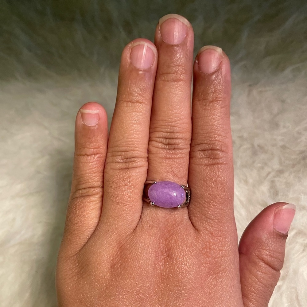Purple stone ring